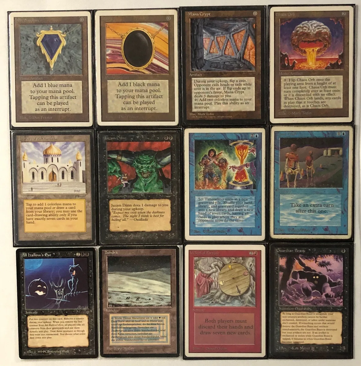 magic-bulk-vintage-cards cartes magic old school design